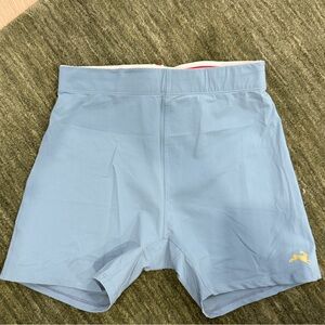 Track smith Light Blue Athletic Bike Short (swim/run line)